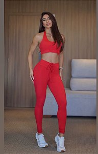 Conjunto Naja Frente Unica Vermelho
