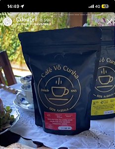 Café Especial: torrado em grãos. Aroma e sabor de mel, chocolate e frutas amarelas.Pacote de 500 gramas.