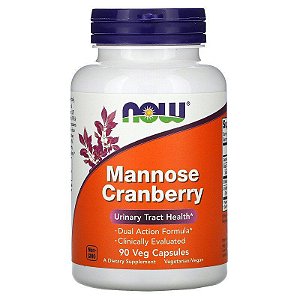 D MANNOSE (D-MANOSE) E CRANBERRY (90 VCAPS) NOW FOODS
