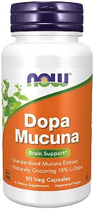 Dopa Mucuna (90 cápsulas) - Now Foods