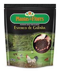 Plantas & Flores Esterco de Galinha 750g