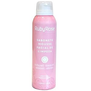 Sabonete Mousse Facial de Limpeza (Frutas Vermelhas) - Ruby Rose