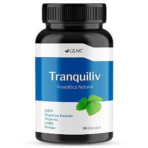 Tranquiliv - Ansiolítico Natural (5HTP + Magnésio Treonato + Theanina + GABA + Melissa)