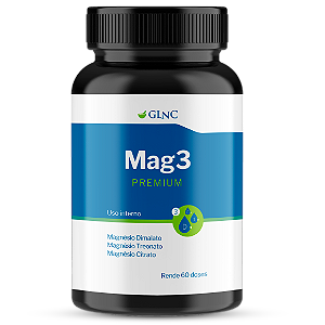Mag 3 Premium (Magnésio: Dimalato, Treonato e Citrato)
