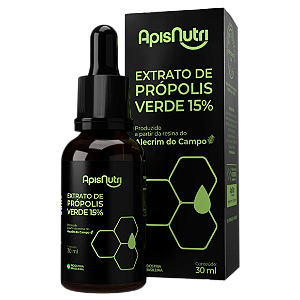 Extrato de Própolis Verde 15% 30ml - ApisNutri