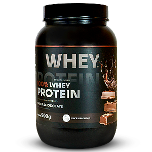 Whey Protein 900g - Sabor Chocolate (Sem Lactase) | Boca Nutrition