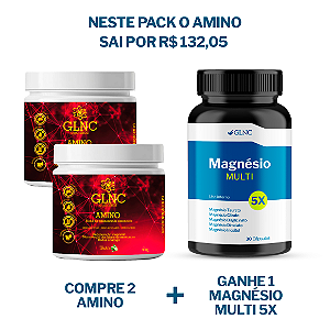 COMPRE 2 Amino e GANHE 1 Magnésio Multi 5X