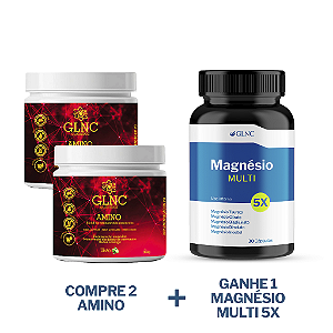 COMPRE 2 Amino e GANHE 1 Magnésio Multi 5X