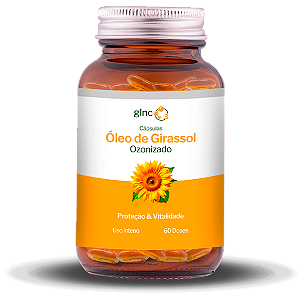 Óleo de Girassol Ozonizado em Cápsulas GLNC O³