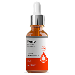 Ferro Lipossomal e Hidrossolúvel 30 ml