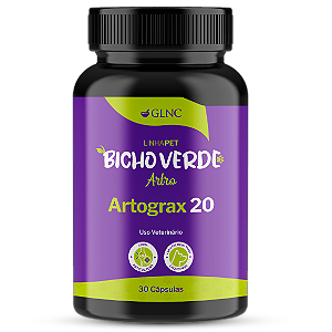 Artrograx 20 - 30 Cápsulas | Linha Pet Bicho Verde