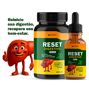Kit Reset Digestivo - Tintura 60ml + 30 Cápuslas Enzimas DIgestivas