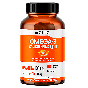 Ômega 3 – 1000 EPA e DHA + 100 Coenzima Q10