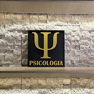 Quadro alto-relevo - Psicologia