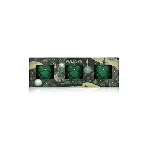 Noble Fir Garland -trio mini velas