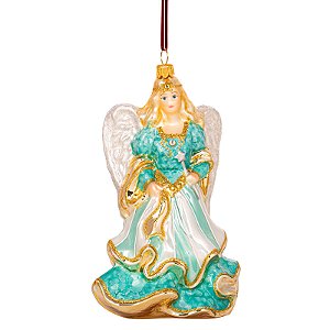 Anjo turquesa 18cm
