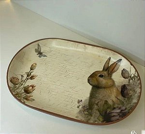 Travessa coleha em ceramica