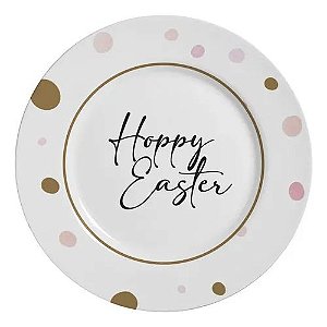 Jogo 6 pratos rasos HAPPY EASTER