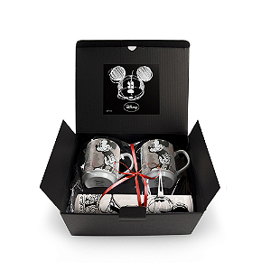 SET 2 MUGS COM JOGO AMERICANO MICKEY PARIS