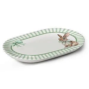 Travessa Laços De Páscoa Verde