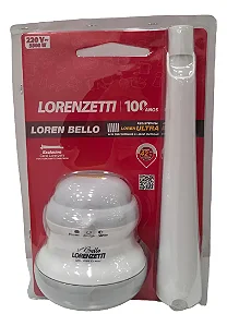 Chuveiro Ducha Lorenbello Cinza 5500w 220v C/ Cano Lorenzetti