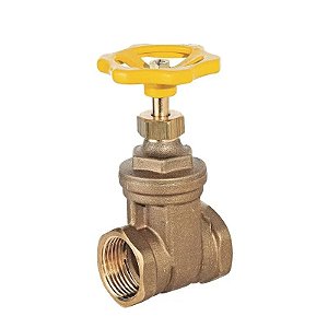 Registro Bruto Gaveta Docol Abnt 3/4 Dn20 Pn16 Volante Amarelo