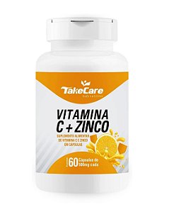 Vitamina C + Zinco 500mg 60 Cápsulas