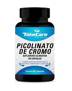 Picolinato De Cromo Com 60 Cápsulas