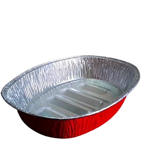 ASSADEIRA OVAL VERMELHA 7,5 Lts  UNIDADE