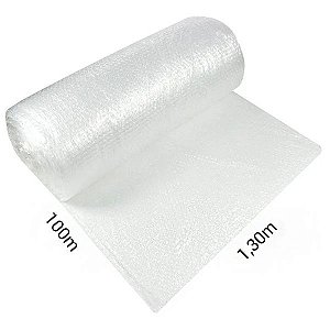 BOBINA PLASTICA BOLHA 1.30X100 MTS