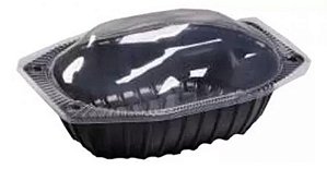 EMBALAGEM  P/ FRANGO CAPACETE PRETO C/100 UNID.  CX