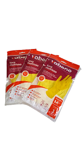 LUVA LIMPEZA AMARELA MEDIA PCT C/ 1 PAR