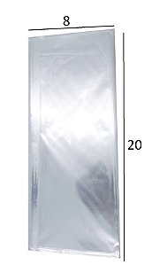 SACO PLASTICO  VIRGEM PP 08X20   0,6     (1 kg)