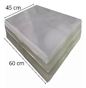 SACO PLASTICO  VIRGEM PP 45X60   0,6     (1 kg)
