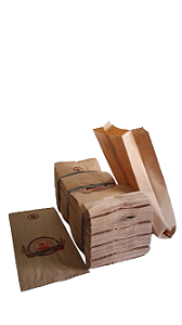 SACO PAPEL KRAFT NATURAL  03  KG  C/500 UNID.  (PAES E DOCES)  PCT