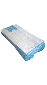 SACOLA PLASTICA  BRANCA VIRGEM 40X50  C/ 5 KG     PCT