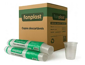 FONPLAST COPO PLASTICO 180 ML c/2500 unid. (25x100)