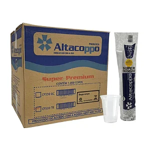 ALTACOPPO COPO PP 330 ML  C/ 1000 UNID.  20x50  cx