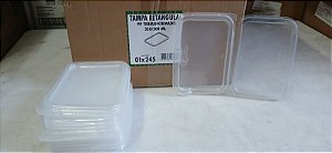 PLASTILANIA TAMPA GRANEL RETANGULAR P/ POTE 350 /500 ML 01X245 UNID.  CX