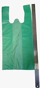 SACOLA VIRGEM 40X50 VERDE  C/2,500 KG.  PCT
