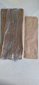 SACO PAPEL KRAFT NATURAL P/TALHER SEM IMPRESSAO C/500 UNID. PCT