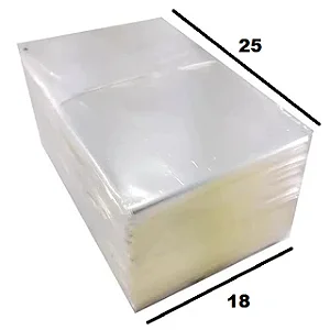 SACO PLASTICO VIRGEM PP 18X25 0,8 (1 kg)