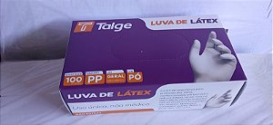 LUVA LATEX PP C/100 UNS