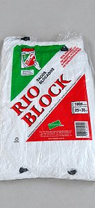 RIOPLASTIC SACO BLOCADO 25X35 MILHEIRO