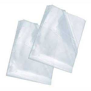 SACO PLASTICO VIRGEM P.E 20X75 ESP. 0,6 C/ 01 KG PCT