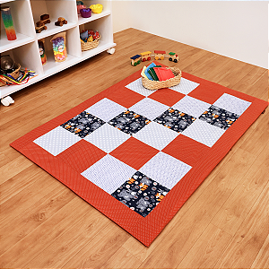 Tapete Patchwork Pedaços de Encanto - Terra
