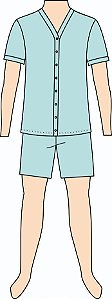 Ref. 254 - Molde de Pijama Masculino