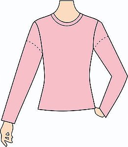 Ref. 186 - Molde de Camiseta Baby-Look Feminina
