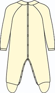 Ref. 324 - Molde de Tip-Top Bebê Raglan c/ Pézinho