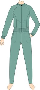 Ref. 103 - Molde de Agasalho Feminino de Moletom - DIGITAL